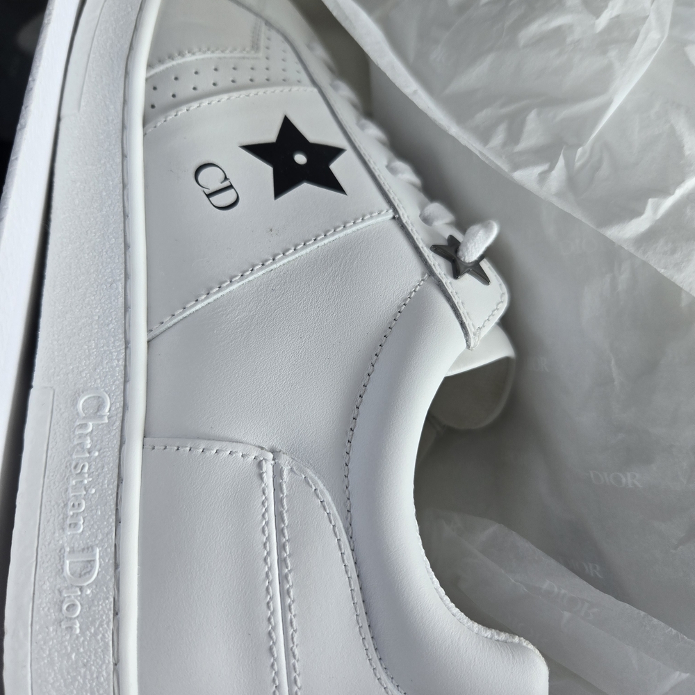 Dior Women's White and Black Star Sneakers - Picture 2 of 3